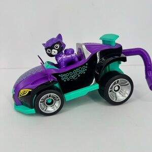 Paw Patrol Rescue Cat Pack Shade Figure Vehicle Toy Set Purple